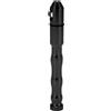 Shophubio Portapenne ergonomico in alluminio per saldatura TIG, per aste di saldatura da 1,0 a 3,2 mm, con silicone per anello e design con carico inferiore (nero)