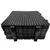 YMBERSA Pavimento estraibile. Con fori. Misure 30x30 NERO. Pack 12 unità. ideale per spogliatoi, piscine, giardini, Spa, parrucchieri per cani..