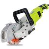 ROMYIX Inseguitore a muro elettrico 4000W 7500 RPM Macchina da taglio per scanalatura a parete Stozzatrice per mattoni Granito Marmo Taglierina per calcestruzzo Scanalatrice per intaglio