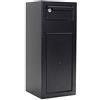 Rottner cassaforte a mobile con feritoia Cashmatic 1, ideale per lo stoccaggio giornaliero delle entrate, serratura a chiave, feritoia bloccabile, di colore nero
