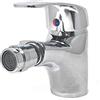 TEMPO DI SALDI Rubinetto Monoleva Con Flessibili In Ottone Con Testa Mobile Per Bidet Lavabo