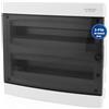 intratec 100% Shopping Intratec Quadro Elettrico Incassato 2 Righe - Quadro di Distribuzione IP40 per 36 Moduli con Porta Trasparente e Guide per Facile Installazione Elettrica in Casa e Azienda - 357 x 382 x 106mm
