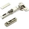 SOTECH 2 x SOTECH cerniere universali Salice con foro a 110° T52 Push Open con molla negativa per porte arrotondate, battute e profilate con altezza della piastra lineare 6 mm