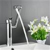 InSyoForeverEC Rubinetto per lavabo, per bagno, girevole a 360°, miscelatore