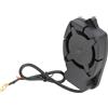Fafeicy Sirena di Allarme Elettronica 12V, 120dB, ABS, per Auto Moto Camion, Cicalino con Cavo 26cm, 110-120dB