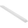 Lemal Profilo a U in PVC PT5, profilato per bordi, antiurto, resistente, 12,5 mm, bianco, lunghezza 50 m