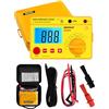 allsun ALLOSUN - EM480B Tester di impedenza audio digitale LCD di resistenza di isolamento Megohmmetro tester con borsa