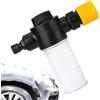 Tuxxjzm Pistola a spruzzo in schiuma per tubo da giardino con ugelli ad alta pressione, dispenser di sapone per la pulizia dell'auto