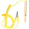 Fydun Tester per Circuiti Automobilistici, DC 6V 12V 24V Cercafase per Auto Professionale Matita per Penna per Test di Tensione della Lampadina Giallo per Rimorchi, Furgoni, Moto