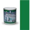 2BM Smalto Sintetico ad Alta Resistenza Verde Smeraldo RAL6001 a Solvente Brillante Inodore, Non Ingiallente, Adatto a Legno, Metallo e Muro, Per Interni ed Esterni | Formato 0,75 lt