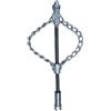 Generic Catena per pulizia scarichi con albero flessibile in acciaio inox, strumento multiuso per manutenzione tubi ostruiti