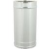 Generic Tubo Doppia Parete in Acciaio Inox per Canne Fumarie caminetti CM 50 (150-200)