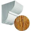 Eleni Wood - EW016 - Mensola per trave decorativa in finto legno, in poliuretano leggero e resistente, personalizzabile in 10 colori, fissaggio con colla. (Rovere 15)