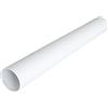 La Ventilazione CTR1125B Tubo per Aerazione Canalizzata Tondo in PVC, 125 mm, Bianco