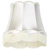 QAZQA granny - Paralume Retrò - luce - Ø 450 mm - Crema - Retrò -