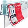 STEIGNER Guarnizione doccia UK33 160 cm (1 pz.) trasparente - Guarnizione box doccia verticale per docce angolari o pentagonali con porta 5-6 mm - Impermeabile, Materiale resistente, Finitura estetica