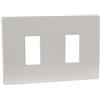 nextradeitalia 20PZ PLACCA COPRIFRUTTI VENUS MARLANVIL RESINA AVORIO POSTI 2 MM 115X80