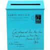 Generic Cassetta Postale Elegante con Design Unico per Esterni, Blu