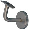 TIBU Supporto per corrimano modello D in acciaio inox con piastra di supporto