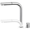 Essebagno Magic Rubinetto da cucina a scomparsa a 2 fori finestra speciale