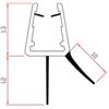 CAPALDO Q.TA'. 10 GUARNIZIONE PER BOX DOCCIA 2 M MOD.402