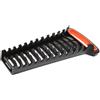 SILENRADAWN Supporto Chiavi Cricchetto 12 Fessure, Organizzatore Strumenti Nero PP | Portachiavi per Cassetta Attrezzi, Design Maniglia, Officina Garage