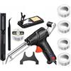 Generico Kit di saldatura ferro, pistola di saldatura automatica 60W, riscaldamento rapido Include filo di saldatura, aspiratore di saldatura, per riparazioni elettroniche (external heat black)