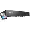 ZOSI 4K 8CH NVR PoE con 2TB HD, Videoregistratore di Sorveglianza, Funzion Solo con Le telecamere PoE da ZOSI
