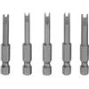 QUARKZMAN 5pz Magnetica U4 U5 U6 U7 U8 Punta U-Forma Molti Testa Cacciavite a Chiave Strumento