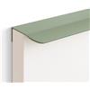 PILYON Maniglia Armadio 2Pezzi Maniglia Invisibile Per Cassetto Armadio Armadio Maniglia In Alluminio Ad Arco Verde Moran Lunghezza 150mm