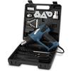 EBERTH Pistola Termica Elettrica 2000W Digitale con LCD, Temperatura Regolabile 80-600°C, Pistola Aria Calda Impugnatura Antiscivolo, Ergonomica, Inclusi Valigetta e Accessori, 4 Spatole, 4 Ugelli
