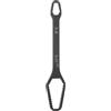 QUARKZMAN 3-17mm Chiavi Torx Universali Multifunzionali a Doppia Estremità 0,14 Spessore 5,9 Lunghezza Chiavi a Cricchetto Regolabili Autoserranti Elettroforesi, Nero