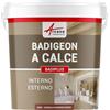ARCANE INDUSTRIES Calce a pennello per muri esterni e interni - BADIPLUS - 20 kg (fino a 100 m²) Marsala Bruno Rosso - ARCANE INDUSTRIES