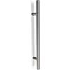 Oppali Spazzolato Acciaio Inossidabile 304 Materiale di alta qualità Maniglia per Porta Entrata | Diametro Manico 30mm | Rotondo T-Bar | 80cm Lunghezza totale