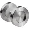 SOTECH 1 coppia Maniglie per porte scorrevoli ENISA Ø 50 mm in acciaio inox spazzolato per porte in legno