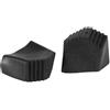 Uonlytech Piedini Scala Antiscivolo in Gomma 1 6X1 6 Pollici Copertura Protettiva Per Scale a Gradini Antiscivolo E Isolante Accessorio Per Sicurezza E Durata