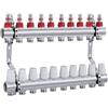 Aqua Heating Collettore Per Riscaldamento A Pavimento Collettore Da 1 Per Riscaldamento Collettore Impianto A Pavimento 10 Circuiti