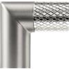 SOTECH Maniglia per mobili SCHÜCO ALU COMPETENCE Arnold Ø 16 mm maniglia da bar maniglia per cassetti BA 320 mm acciaio inox zigrinato/base acciaio inox