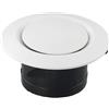 BBTISG Presa D'aria Rotonda da Soffitto, Valvola Dell'aria Regolabile Griglia di Ventilazione Tubo di Ventilazione Diffusore con Anello di Fissaggio per Bagno, Ufficio, Cucina (125mm)
