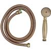 HOLIDYOYO Soffione Doccia Vintage in Ottone Tubo, Resistente All'usura e Alta Durabilità, Design Elegante e Stiloso per Bar e Ambienti Commerciali