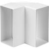 Intelmann Canale piatto ad arco verticale 90°, 220 x 55 mm, plastica