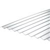 Ezooza 10 Lastre di Policarbonato Corrugato SuperDur ONDA 76/18 mm CLEAR 1265X1000mm con protezione UV