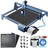 SCULPFUN Macchina per incisione laser S9 con tavolo da lavoro laser Honeycomb, Air Assist, 90 W, effetto legno, incisione incisione, messa a fuoco precisa, 410 x 420 mm, incisione laser su larga scala