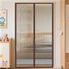 HFDASUENT Tenda Magnetica Isolante Termica in PVC Trasparente,Tende Termiche Isolanti per Il Freddo Chiusura Automatica Inverno a Prova di Vento Tenere Caldo per porta cantina, balconi, terrazze