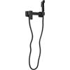 YISSALE Bidet - Spruzzatore per WC, bidet, doccetta per bidet, per acqua calda e fredda, colore nero