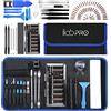 ilabpro Kit di attrezzi per riparazione da 90 pezzi, con 56 punte per cacciavite di precisione, magnetici, strumenti e accessori di livello professionale, kit di attrezzi per telefono, tablet, laptop e PC