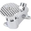 Acouto Valvola a Pedale per Rubinetto Valvola dell'acqua a Pedale Singola a Senza Contatto per Rubinetto dell'acqua del Lavabo del Lavabo del Bagno Tondo Touchless Al del Tuo Posto Comodo Controllo