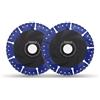 DT-DIATOOL Disco Diamantato 2 Pezzi 125 x 22,23 mm Lama per Sega Universale per Cemento Armato Metallo Alu Rebar Ferro PVC Tutti i Materiali Resistenti