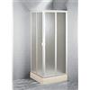 Forte Box doccia 75x75 CM in Acrilico mod. Smart con apertura centrale