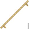 vidaXL Maniglie per Mobili 5pz Oro 224mm in Acciaio Inox, maniglia per armadietto, maniglia a T, maniglia in acciaio inox, maniglia per anta